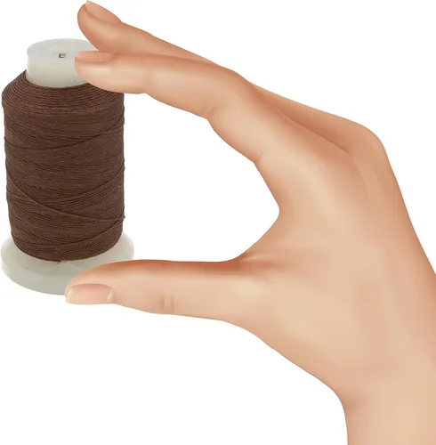 Miniatura 4 de The Beadsmith Cordón de seda pura – Castaño, tamaño E (0.325 mm/0.0128"), 200 yardas (600 pies), carrete de 1/2 onza