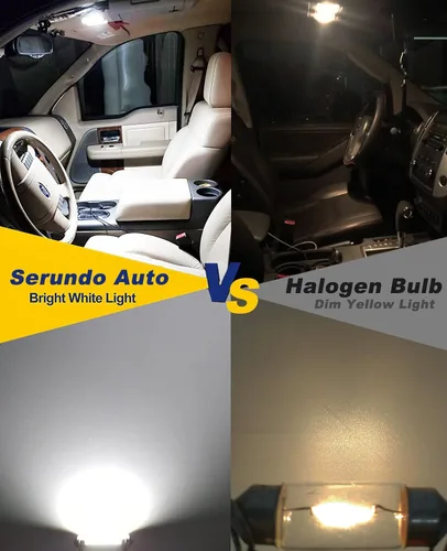 Miniatura 3 de Bombilla LED para auto Serundo Auto 578 de 1.65 pulgadas, bombilla 211-2 y 212-2, 41mm 42mm, 22SMD 3014 chips 6000k blanco súper brillante, para luz
