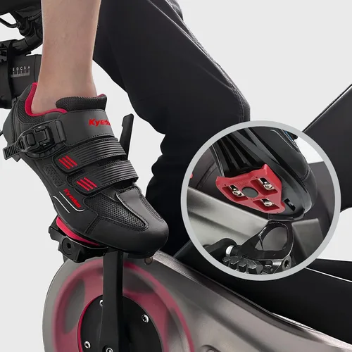 Miniatura 5 de Zapatos de ciclismo unisex compatibles con Peloton zapatos de bicicleta con clip para interiores Peleton Road Bike Riding Racing Zapatos de ciclismo