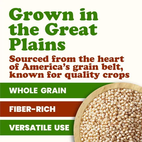 Miniatura 5 de Food to Live Grano orgánico de sorgo blanco de Great Plains, 1.5 libras, granos antiguos enteros. Alto en fibra. Sin OMG. Semillas de milo. Veganas
