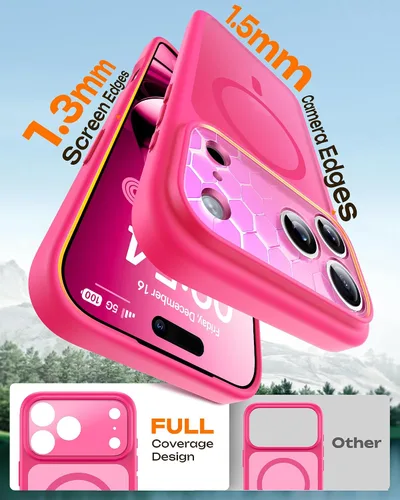 Miniatura 421 de TOCOL Funda para iPhone 11, compatible con Magsafe, protección completa de cámara, imanes integrados, protección contra caídas, funda translúcida
