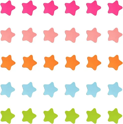 STOBOK 120 imanes de estrella para refrigerador de 1.57 pulgadas, calcomanías magnéticas coloridas para refrigerador, pizarra, pizarra, oficina,