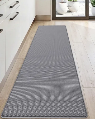 Miniatura 16 de DEXI Alfombrillas de Cocina Acolchadas Anti Fatiga, 17x59, Alfombra de Pasillo para Estar de Pie Impermeable, Espuma Viscoelástica Cómoda Acolchada