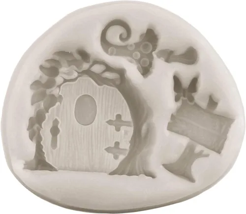 Miniatura 8 de Sijiangmold Encantado - Molde de silicona para decoración de cupcakes, decoración de pasteles, caramelo, arcilla polimérica, pasta de goma