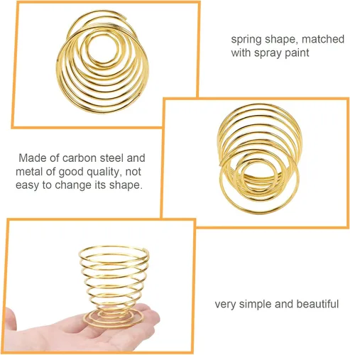 Miniatura 7 de Paquete de 6 soportes para plantas de aire, estantes de alambre de metal para plantas, contenedor Tillandsia para plantas de aire, decoración