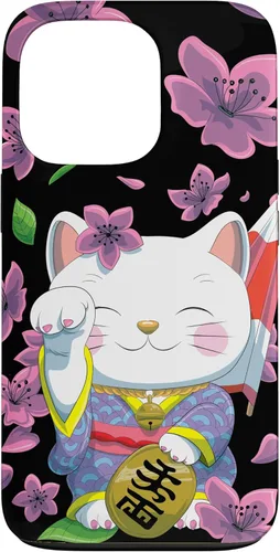 Miniatura 10 de Funda para iPhone 13 Pro Max Japanese Maneki Neko Lucky Cat