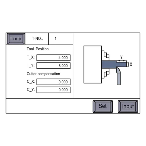 Miniatura 7 de Pantalla LCD de 7 pulgadas Contador de pantalla de lectura digital de 2 ejes y codificador de escala magnética 2 unids longitud de viaje