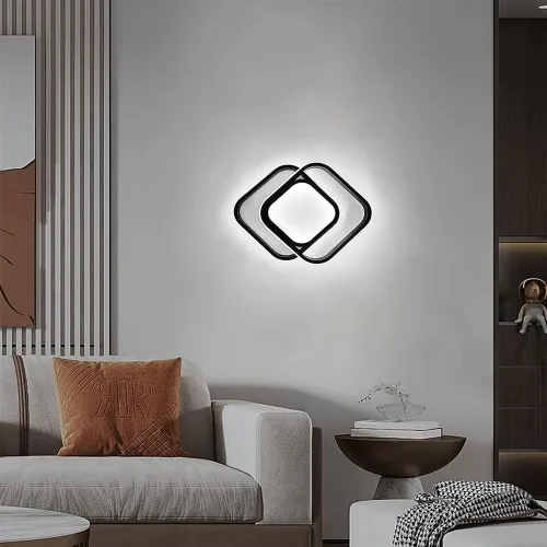 Miniatura 4 de Lámpara de techo moderna LED de montaje empotrado, lámpara de techo cuadrada de acrílico para sala de estar, comedor, estudio, villa, dormitorio