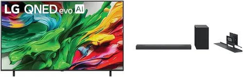 Miniatura 25 de LG Smart TV QNED 85A 4K de 55" y barra de sonido S70TY de 3.1.1 canales, Dolby Atmos, Orquesta Wow, altavoz trasero listo, subwoofer inalámbrico