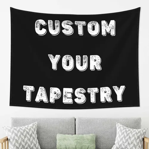 Miniatura 10 de Tapiz personalizado para cargar imágenes para colgar en la pared, telón de fondo personalizado con foto y texto, carteles personalizados