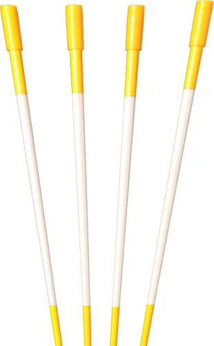 Miniatura 4 de Estacas de nieve, marcador de entrada, estacas de arado, 5/16 pulgadas de grosor x 4.5 y 6 pies de largo, estacas de fibra de vidrio de 20