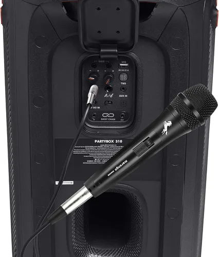 Miniatura 6 de Marengo Micrófono vocal dinámico para altavoz de karaoke, micrófono de mano con cable con interruptor de encendido y apagado y cable desmontable