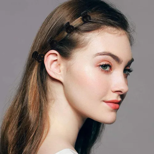 Miniatura 7 de SuPoo Pinzas para el pelo de garra para niñas, 20 piezas de mini flores negras y clips de pulpo para cabello fino y corto, accesorios de peinado 1.1