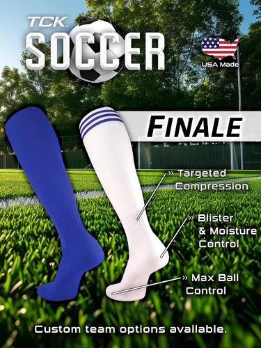 Miniatura 4 de Finale - Calcetines de fútbol para jóvenes y adultos Calcetines de fútbol hasta la rodilla para hombres y niños Ajuste elástico para espinilleras