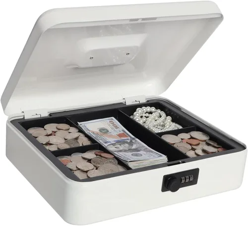 Miniatura 8 de Caja de dinero pequeña con cerradura y ranura, caja de dinero para efectivo, alcancía para niños, color negro