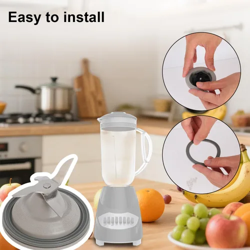 Miniatura 7 de Cuchilla de repuesto para licuadora de acero inoxidable con junta de silicona compatible
