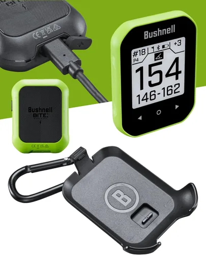 Miniatura 4 de Bushnell Phantom 3 Slope GPS Golf Green con tecnología Slope, pantalla táctil, soporte magnético para carrito con paquete de toallas Wearable4U