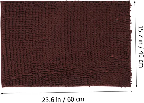 Miniatura 3 de Ciieeo Tapete de baño antideslizante absorbente de felpilla para baño y entrada, tapete multifunción, seguro y práctico para absorción de agua