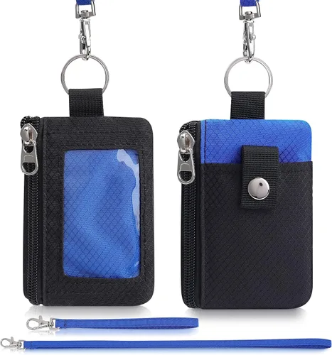 Miniatura 6 de Cartera minimalista para hombre y mujer, Negro Azul, Classic