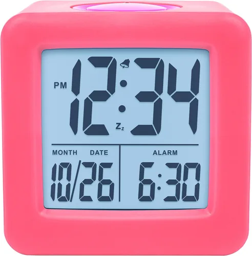 Miniatura 9 de Equity 73005 - Reloj despertador LCD con luz inteligente, color azul