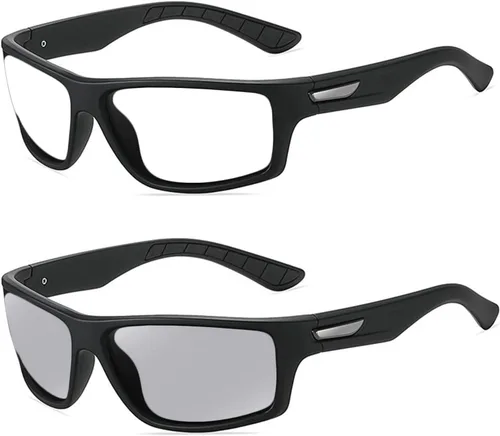 Gafas de seguridad envolventes con lente completa y lectores fotocrómicos para deportes y aumento para leer de seguridad para hombres y mujeres