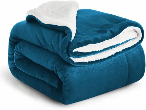 Miniatura 8 de IR Imperial Rooms Mantas Sherpa de color rosa bebé tamaño King para cama – Paquete al por mayor de 9 mantas Sherpa – Manta suave y esponjosa