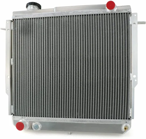 Radiador de aluminio para Jeep Cherokee Comanche Wagoneer 2.5 2.8L, radiador de núcleo de 4 filas 1984-1997