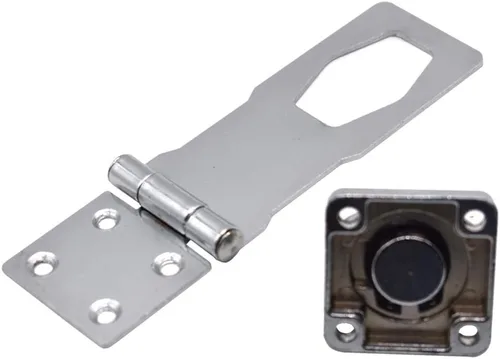 Miniatura 5 de 2 cerraduras de cerrojo con llave de 4 "x 1-5/8" pestillo de seguridad cerradura de puerta con llave