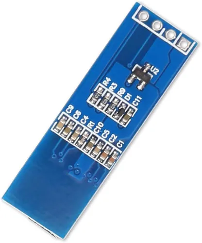 Miniatura 5 de DORHEA 2 unids 0.91 '' I2C OLED módulo de pantalla IIC 0.91 pulgadas I2C SSD1306 LED DC módulo blanco I2C LCD 128x32 controlador de pantalla 3.3V ~