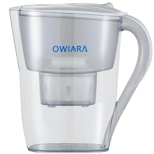 Jarras de filtro de agua para agua potable con filtro de carbón activado, jarra de agua con filtro de 10 tazas de 150 galones, sin BPA y elimina