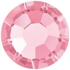 144 piezas SS10 Preciosa Maxima - Cristal checo con parte trasera plana 438 11 615, diamantes de imitación para manualidades, color rosa