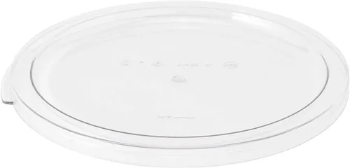 Restaurantware -Solo tapas: tapas de contenedores de almacenamiento de alimentos Met Lux, 10 tapas redondas para contenedores marinados - Los