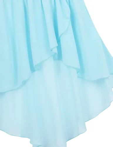 Miniatura 21 de Moily - Faldas de baile para niñas grandes, modernas, con cintura elástica