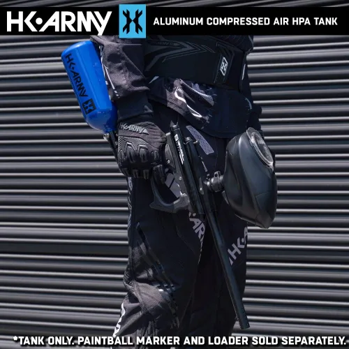 Miniatura 4 de HK Army Tanque de aire comprimido de aluminio HPA para paintball con sistemas de aire - Regulador estándar Azul