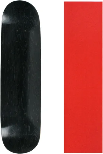Miniatura 7 de Skateboard Deck Pro 7-Ply Arce canadiense TINTADO NEGRO con Griptape