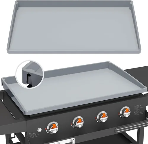 Miniatura 13 de Cubierta de parrilla de silicona para Blackstone - 36 pulgadas de cobertura verdadera y completa, resistente de grado alimenticio, tapete protector