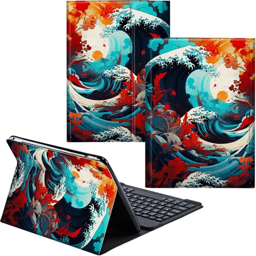 Miniatura 57 de Para Samsung Galaxy Tab S6 Lite Funda 2022/2020 Teclado Inalámbrico Desmontable Y Cubierta De Soporte De Cuero PU Funda Protectora Para Samsung