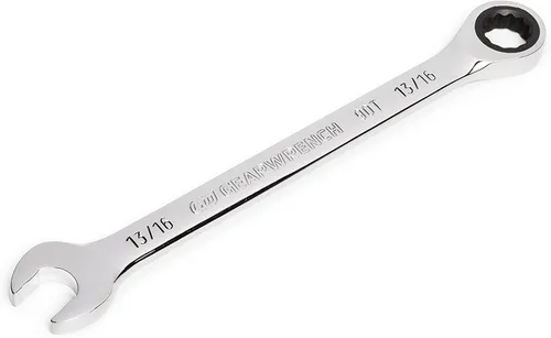 Miniatura 26 de GEARWRENCH Llave combinada de trinquete de 12 puntos con arco oscilante de 4 grados de 1/2" - 86945 (paquete de 2)