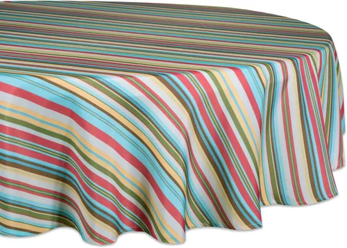 Miniatura 9 de DII - Colección de mesa de verano con rayas para exterior, uso múltiple, lavable a máquina, juego de manteles reversibles, 13x19, casa de playa