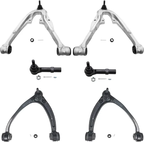Miniatura 351 de Detroit Axle - Kit de extremo delantero para Chrysler 300 Dodge Charge Challenger 2011-2023, 2 brazos de control inferiores traseros 2 rótulas