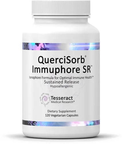 Miniatura 3 de Tesseract Medical Research Ultra Gut and Immune Health Combo, suplemento de salud intestinal complejo de ácido butírico (120 cápsulas) y quercetina