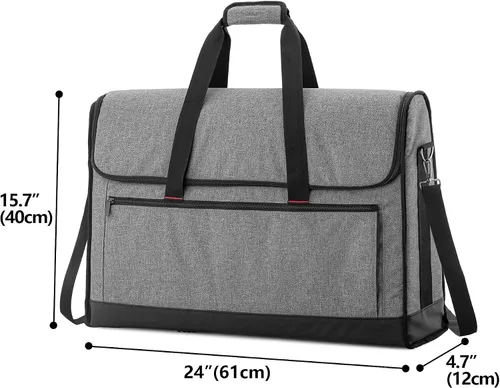 Miniatura 7 de Trunab Estuche de transporte para monitor de 24 pulgadas, bolsa de viaje acolchada con capacidad para hasta 2 pantallas LCD/televisores, no Gris