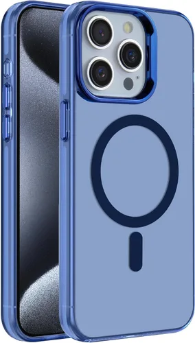 Miniatura 71 de S. Tedazo Funda magnética para iPhone 7/8 Plus (5.5 pulgadas) compatible con MagSafe, [no amarillenta] delgada, a prueba de golpes, funda para Negro