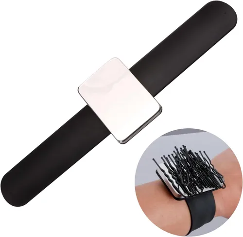 Soporte magnético para pasadores de Bobby – Sujeta pasadores y clips de metal de fácil alcance – Herramientas de belleza – Soporte magnético para