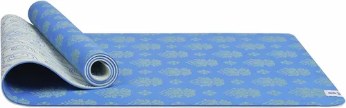 SINT Esterilla de yoga – Esterilla de yoga reversible premium de 0.236 in extra gruesa y grande antideslizante para todo tipo de yoga, pilates y