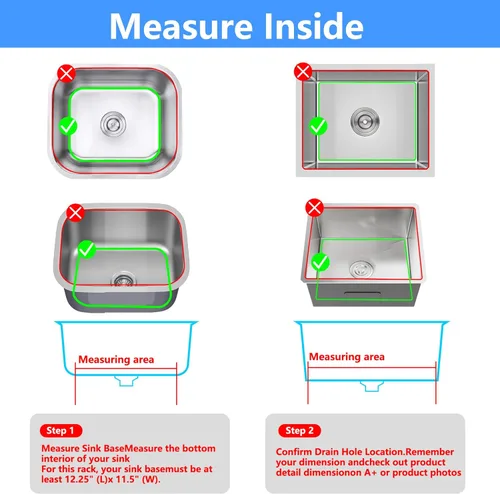 Miniatura 3 de Protectores de fregadero para fregadero de cocina de 12, 13, 16, 18, 19, 24, 26, 28, 29, 30 pulgadas, alfombrilla de silicona para fregadero