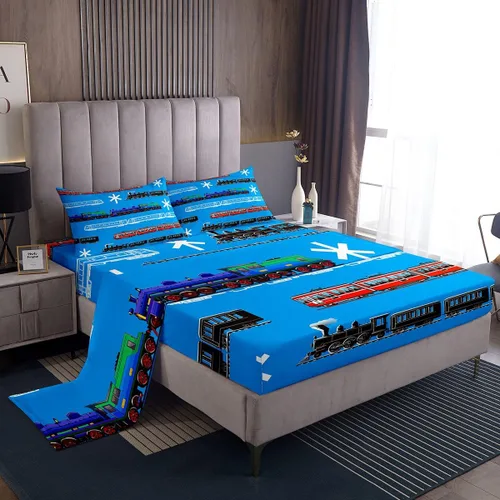 Miniatura 17 de Feelyou Juego de ropa de cama con alfabeto 3D, juego de sábanas coloridas del alfabeto inglés para niños y adultos, sábanas de dibujos animados