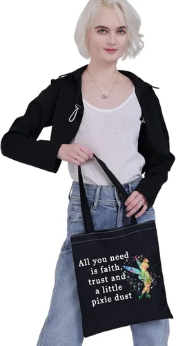 Miniatura 7 de G2TUP Bolsa de maquillaje inspirada en la película de cuento de hadas, Faith Trust y Pixie Dust, bolsa de maquillaje de viaje para fanáticos, Todo