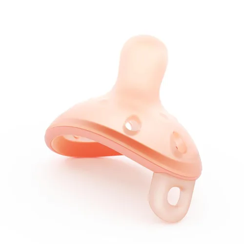 Miniatura 11 de Garkoko Chupetes para bebé de 0 a 6 meses en forma de pecho, chupetes de silicona de una pieza libres de BPA para bebés amamantados, 2 piezas 2PCS