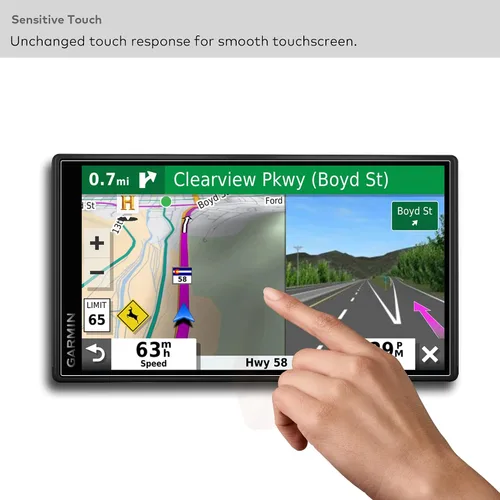 Miniatura 5 de Protector de pantalla de vidrio templado premium para Garmin Drivesmart 55 GPS Navigation 5.5 pulgadas pantalla táctil anti huella digital